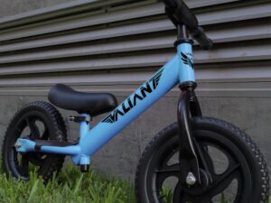 Bicicleta de equilibrio celeste aro 12