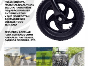 Material de la rueda de la bicicleta de equilibrio aro 12